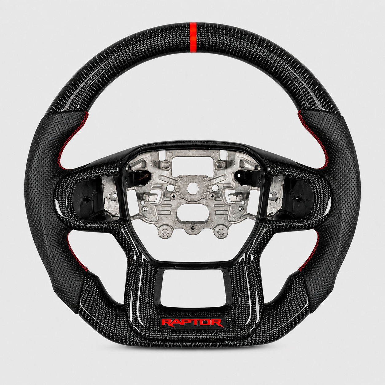Twill Carbon Steering Wheel (RAPTOR)
