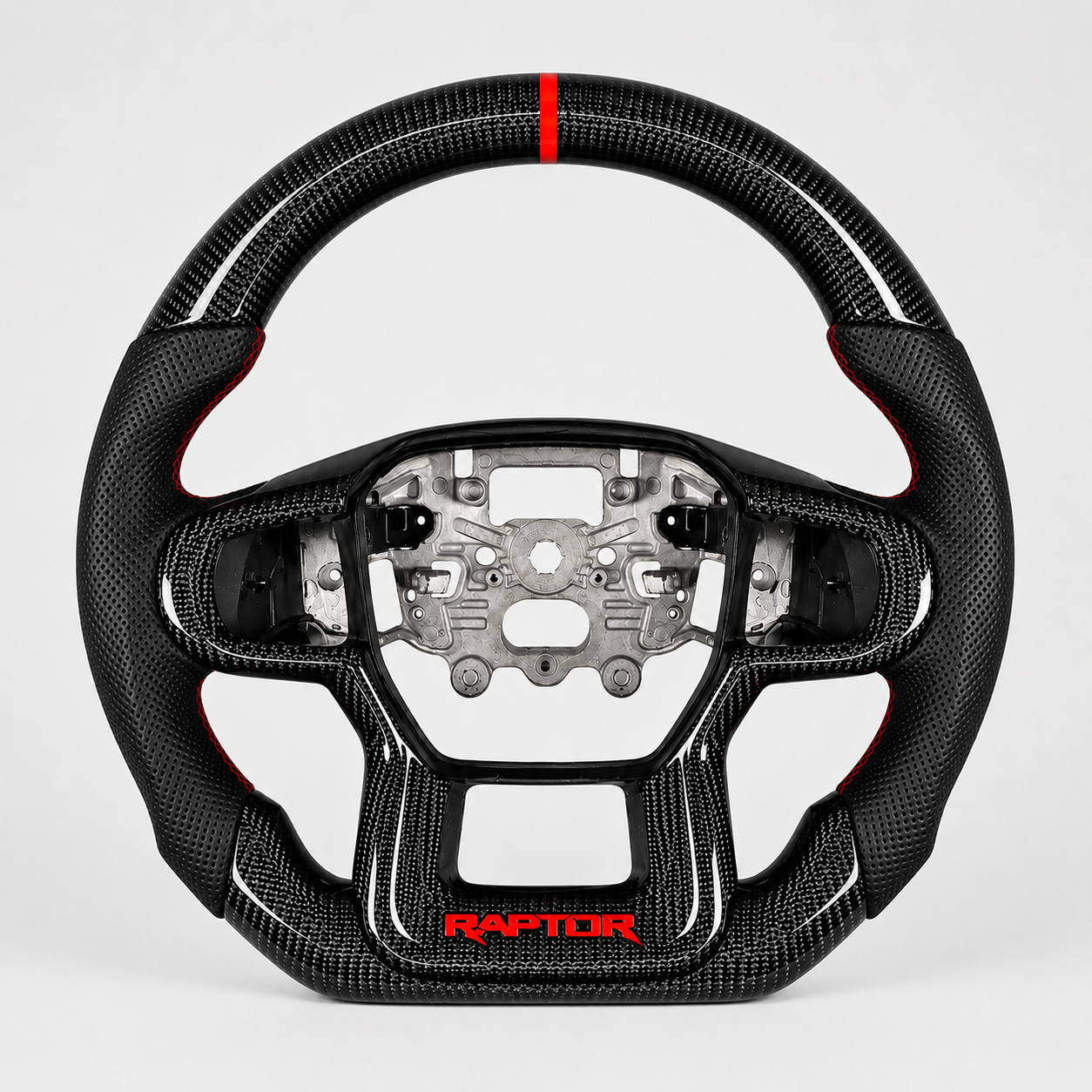Twill Carbon Steering Wheel (RAPTOR)
