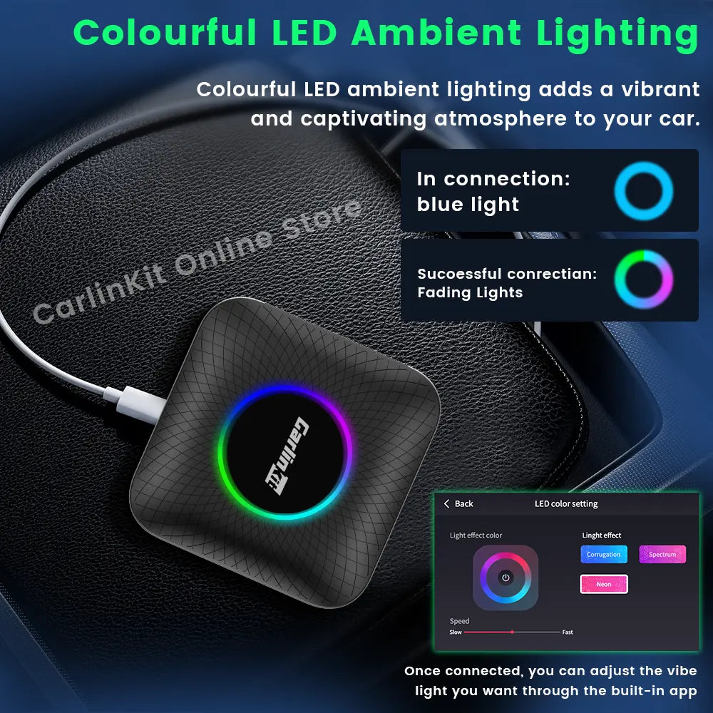 Carlinkit Android 13 AI Box | Wireless CarPlay & Auto