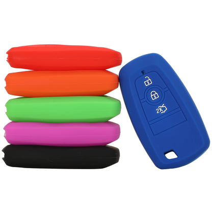 Silicone Key Fob Cover, Silicone 3 Button Roller Shutter Ford Key Cover