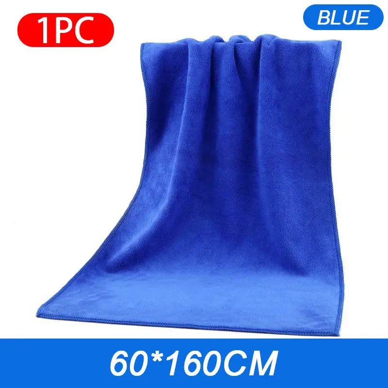 Microfibre Large Towel, Large 160x60cm 400GSM Microfiber Towel