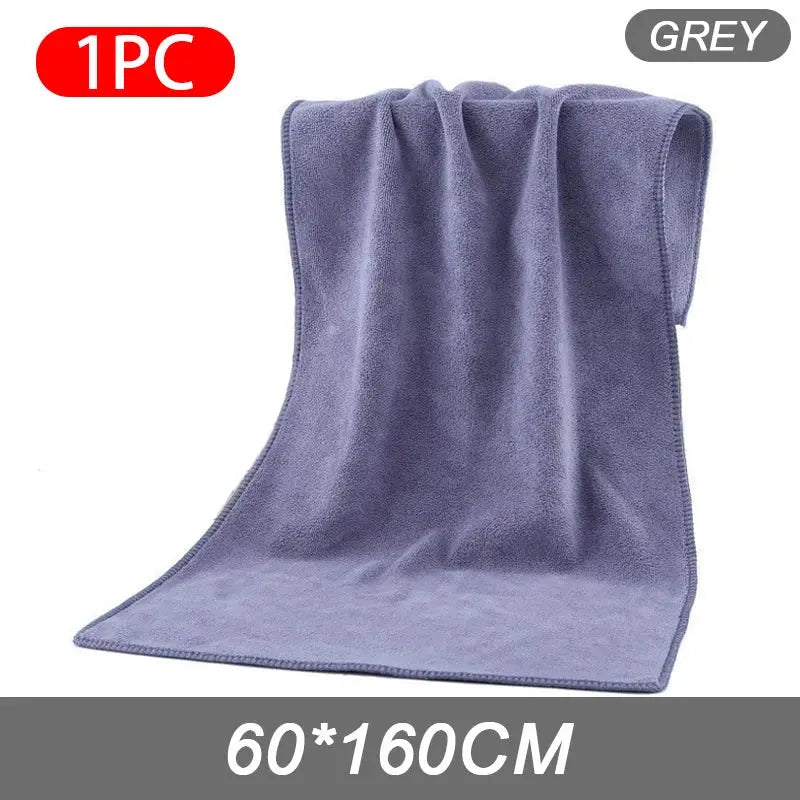 Microfibre Large Towel, Large 160x60cm 400GSM Microfiber Towel