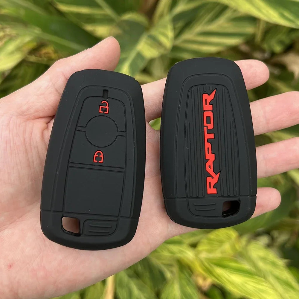 Silicone Car Key Cover, Silicone 2 Button Raptor Ford Key Cover