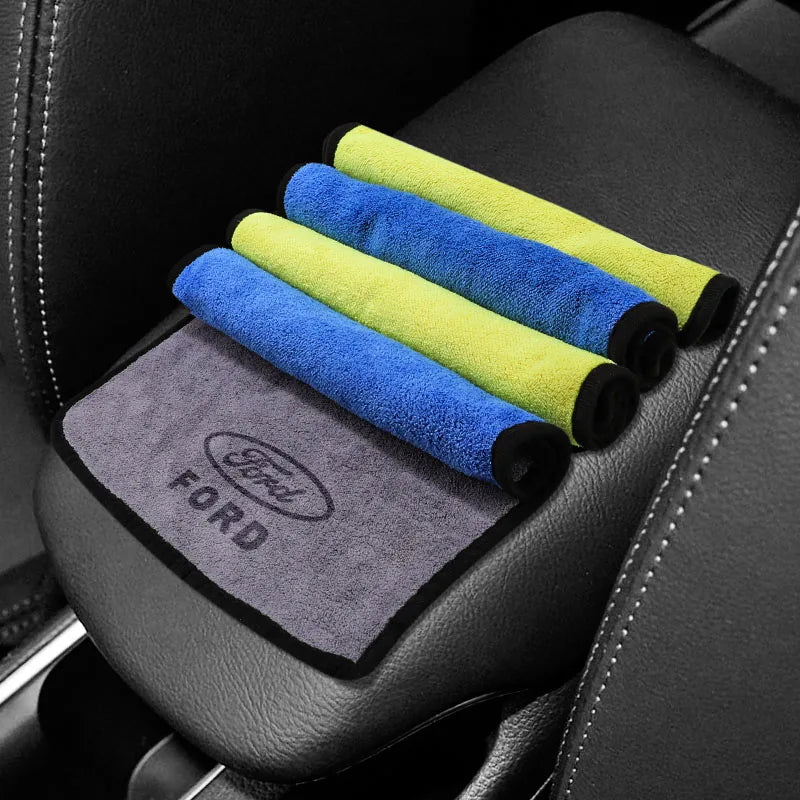 Car Microfiber Towel, "Ford" Branded Cloth