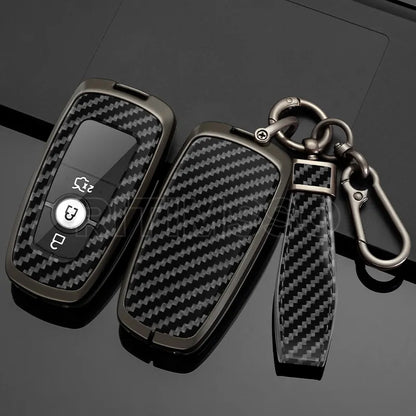 Key Fob Case, Ford Clear and Stripe Carbon Ford Key Cover