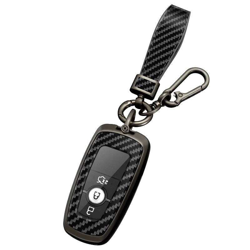 Key Fob Case, Ford Clear and Stripe Carbon Ford Key Cover