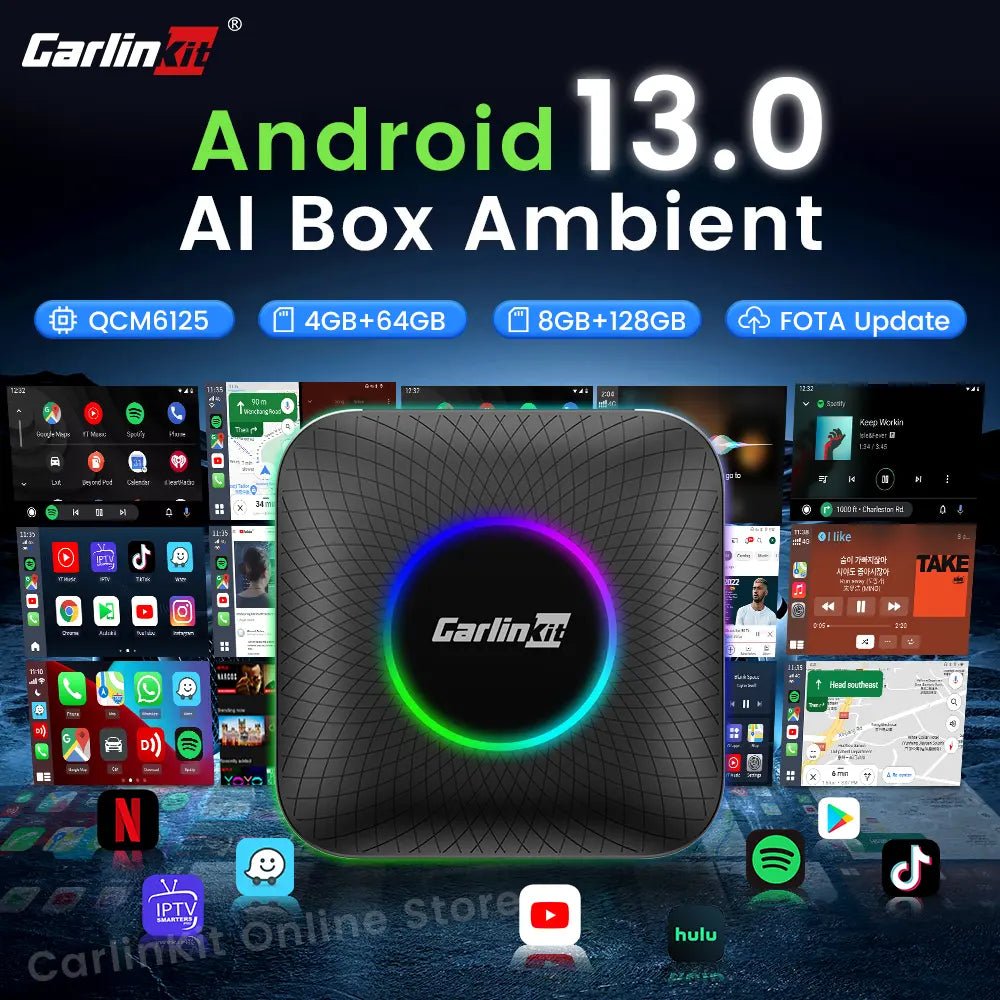 Carlinkit Android 13 AI Box | Wireless CarPlay & Auto